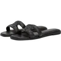 Tommy Hilfiger Pantoletten Th Logo Strap Mule FW0FW08671 Schwarz 40