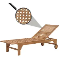 Mendler Sonnenliege HWC-N48, Relaxliege Gartenliege Liegestuhl, Massiv-Holz Akazie MVG-zertifiziert