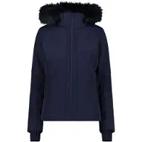 CMP Woman Jacket Zip Hood black blue (N950) 36
