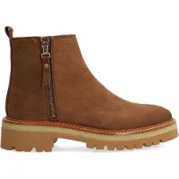 Alpe für Damen. 548311 Nordisch braune Lederstiefeletten (39), Wohnung, Schnürsenkel, Lässig