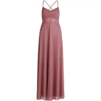 Vera Mont Abendkleid "Abendkleid im Glitzer-Look", Damen, Gr. 34, EURO, rosa (rosé, silber), Obermaterial: 100% Polyester PES., Kleider Abendkleid