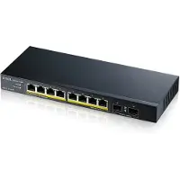 Zyxel GS1100-10HP v2, Unmanaged, Gigabit Ethernet (10/100/1000), Power over Ethernet (PoE), Wandmontage