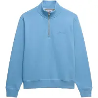 Superdry für Damen. W2012666A Essential Logo Zip Sweatshirt blau (XS), Lässig, Baumwolle