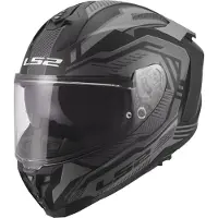 LS2 FF817 CHALLENGER II DRAVIX Integralhelm XXXL in grau
