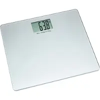 TFA-Dostmann TFA - Digitale XXL-Personenwaage aus Glas BIG STEP 50.1010.54 - silber
