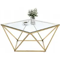 Tutumi Glas Kaffeetisch Cs-14G Transparent
