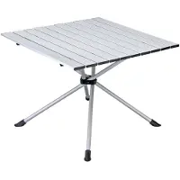 Portal PORTO Camping Falttisch Gartentisch 60x60cm faltbar silber