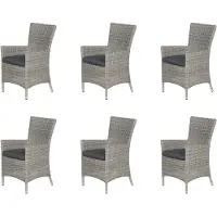 Garden Impressions COSTA Polyrattan Diningsessel Gartenstuhl mit Alu-Gestell
