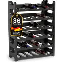 Gardissimo Weinregal Flaschenregal Regal für 36 Flaschen anthrazit