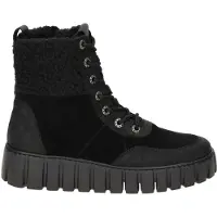Gabor Comfort Damenschuhe Schnürstiefel Schwarz Freizeit