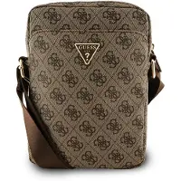 GUESS Polyurethandreieck-logo 8-zoll-handytasche 4g Braun Braun One Size