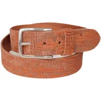 Jcc Ledergürtel "Ledergürtel 31022135", Damen, Gr. 90, orange, Obermaterial: 100% Rindsleder Leather cow., Gürtel Ledergürtel