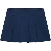 Superdry für Damen. W7210419A Marineblauer Plissee-Hosenrock (XS), Lässig, Polyester