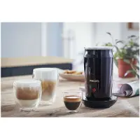 Philips Senseo Milk Twister Milchaufschäumer, Heiß und Kalt, 120 ml, Schwarz (CA6500/63)