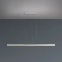 BOPP Hängelampe Nano 2.0, dimmbar, alu / grau / zink, für Wohn- / Esszimmer, Aluminium, Modern