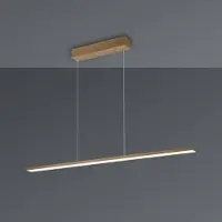 BOPP LED-Hängelampe Baseline 2.0, sandfarben, Länge 119 cm