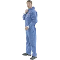 3M 4530L, Blau, L, Unisex, Reißverschluss, Spunbond Spinnvlies Spunbond (SMS), Polypropylen (PP)
