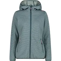 CMP Woman Fleece FIX Hood Jacket trek green mel-jade (05FU) 44