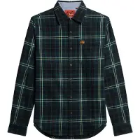 Superdry für Herren. M4010727A Holzfällerhemd navy (XXL), Lässig, Baumwolle, Langarm, Marine