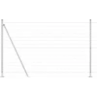 vidaXL Euro-Zaun mit Betonsockel 10 x 1,6 m Verzinkter Stahl Silber