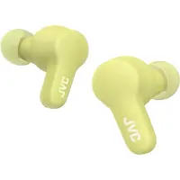 JVC True Wireless Kopfhörer mit weichen Elastomer Ohrstöpseln, 3 Sound-Modi, Bluetooth 5.3, 24 Std. Akkulaufzeit, iPX4 Spritzwasserschutz, (Apple Green)