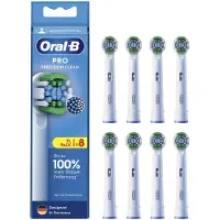 Oral-B Pro Precision Clean Aufsteckbürsten für elektrische Zahnbürste, 8 Stück, Zahnreinigung mit innovativen X-förmigen Borsten, Original Zahnbürstenaufsatz, Designed in Germany
