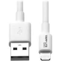 Eaton Tripp Lite M100-003-WH USB-A-zu-Lightning Sync/Ladekabel (Stecker/Stecker) – MFi-, Weiß, 0,9 m, 1 m, Lightning, USB A, Stecker, Stecker, Weiß