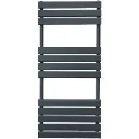 Monster Flachheizkörper für Handtücher - 1200mm x 500mm - Anthrazitgrau