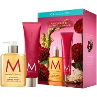 Moroccanoil Body Dahlia Rouge Geschenkset für Hände Flüssige Handseife 360ml + Handcreme 100ml