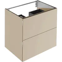 Keuco Waschtischunterschrank Edition 11 ART 80x70x49cm, 2 Frontausz., Lac s-matt, sa