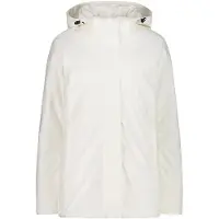 CMP Woman Padded Long Jacket Zip Hood b.co gesso (A143) 40