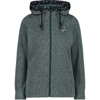 CMP Woman Fleece Jacket FIX Hood trek green (F520) 36