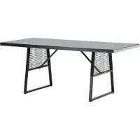 Ebuy24 Venture Design, Esstische, Dallas, Schwarz