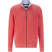 Babista Strickjacke "Strickjacke DALAR", Herren, Gr. XL, rot (hellrot), Obermaterial: 100% Baumwolle CO., unifarben, Strickjacken Strickjacke