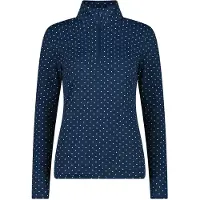 CMP Woman Printed Sweat blue ink-bianco (16ZU) 40