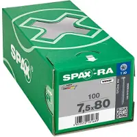 Spax -Ra Flachsenkkopf T-Star Plus T30 Vollgewinde Wirox