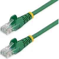 StarTech.com .com 0,5m Cat5e Ethernet Netzwerkkabel Snagless mit RJ45 - Grün, 0,5 m, Cat5e, U/UTP (UTP), RJ-45, RJ-45, Grün