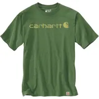 Carhartt - Core Logo S/S - T-Shirt Gr XS oliv/grün