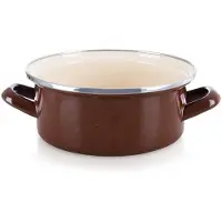 Orion BRAUNER Emaille-Topf 20,5 cm, 2,2 l