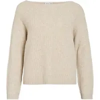 Vila Viveriety U-boot-ausschnitt Strickpullover
