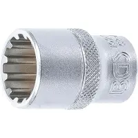 Bgs 10218 Steckschlüssel-Einsatz "Gear Lock", 12,5 (1/2), 18 mm