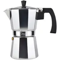 MILU Espressokocher-Set, Aluminium, 150ml (3 Tassen), 1 von FROG.coffee