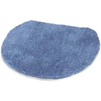 Kleine wolke Badematte "RELAX, Badvorleger, Badezimmer Teppich" Gr. 13, blau (azur), H:30mm, Polyacryl, Badematten, Badematte, Badteppich, meliert, rechteckig, rund & als Set erhältlich
