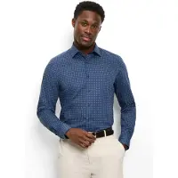 Olymp Langarmhemd "Level Five", Herren, Gr. 41, N-Gr, blau (marine), Web, Obermaterial: 100% Baumwolle, normal, 2-Knopf-Manschette, Hemden Langarmhemd, Businesshemd, body fit, New York Kentkragen