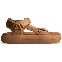 Moon Boot für Damen. 80D2420010 Icon Slide Sandalen weiß (36), Wohnung, Klettverschluss, Lässig