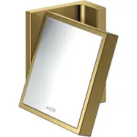 Hansgrohe Rasierspiegel Axor Uni. Rectangular neigbar, Wandmont., polished gold optic