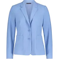 Betty Barclay Jackenblazer "Blazer-Jacke langarm", Damen, Gr. 38, blau (azurine), Obermaterial: 86% Polyester PES. 14% Elasthan EL., Blazer Jackenblazer