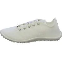 Leguano Barfußschuh "GO", Damen, Gr. 44, weiß, Textil, Schuhe Barfußschuh, mit praktischer Schnürung, Freizeitschuh, Halbschuh, Schnürschuh