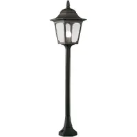 Elstead Lighting Elstead Chapel Außen-Stehleuchte E27 100cm Schwarz IP44, UK