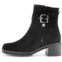 Gabor Stiefelette 4.682, Rauleder, Schwarz, Damen